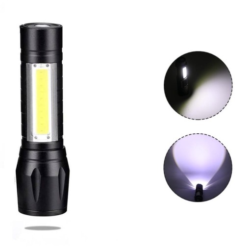 MINI CREE COB USB TAKTICKÉ VRECKOVÉ SVETLO