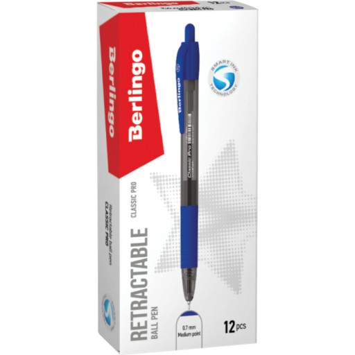 AUTOMATICKÉ GUĽOVÉ PIRÁDLO DO ŠKOLSKEJ KANCELÁRIE Classic Pro Berlingo modré 0,7mm