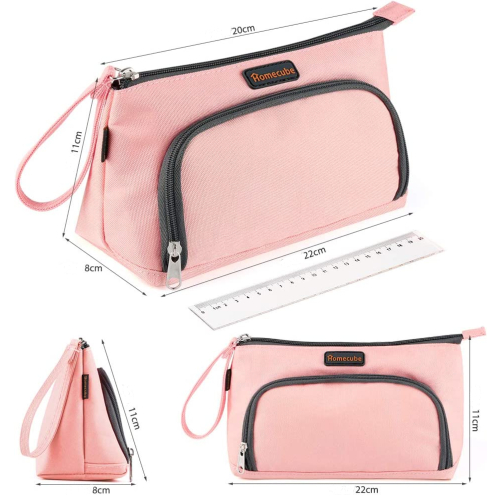 Kozmetická taštička 3v1 Pencer Case Pouch Homecube Rose