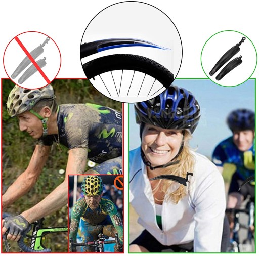 SADA BLATNÍKOV NA BICYKEL 2 MTB 24-26 čierne