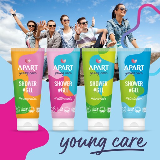 Sprchový gél APART Young Care Cotton Candy 200 ml