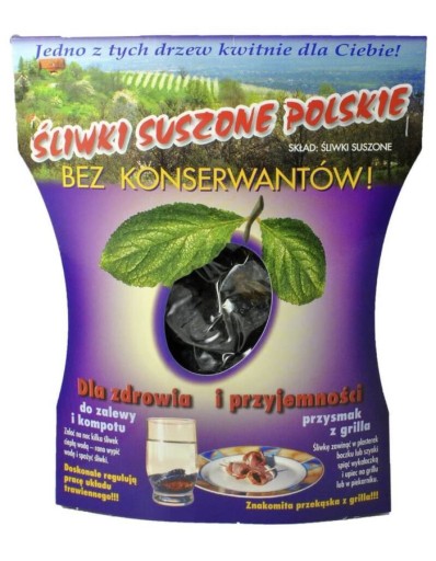 POĽSKÉ SUŠENÉ SLIVKY 200G KALEIDOSKOP