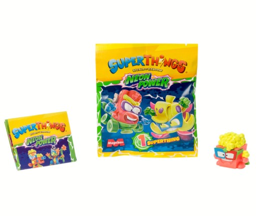 SUPER VECI Figúrka NEON POWER Bag 1 ks s11