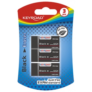 Keyroad guma čierna 3 ks.