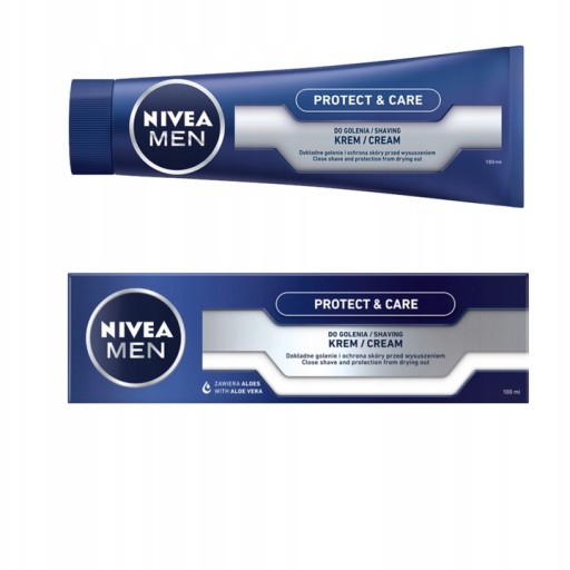 NIVEA MEN krém na holenie Protect&Care 100 ml