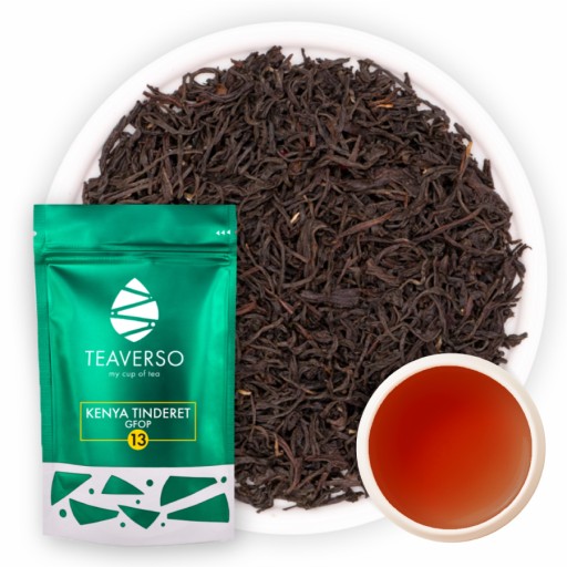 ČIERNY LISTOVÝ ČAJ KEŇA TINDERET GFOP TEAVERSO 50G