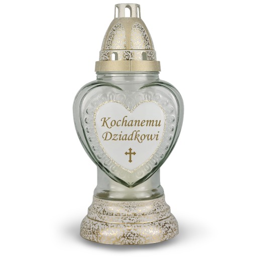 Sviečka s venovaním pre milovaného dedka