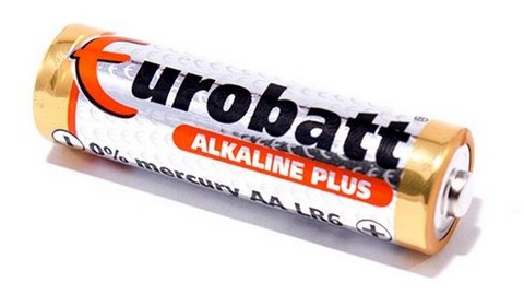 ALKALICKÉ PLUS BATÉRIE! 4ks EUROBATT AA 1,5V LR06 R6 SILNE ALKAL