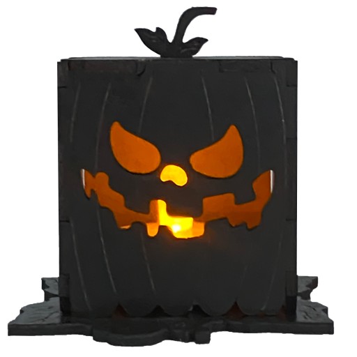 HALLOWEENSKÉ TEKVICE ČIERNA DEKORÁCIA