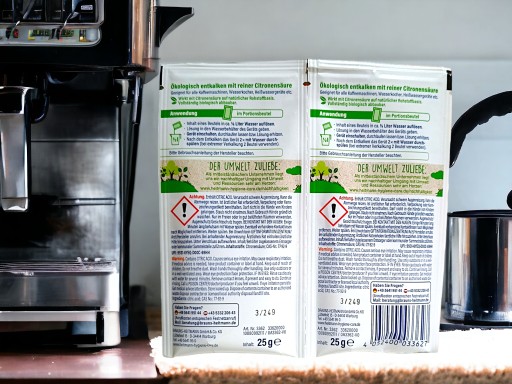 Odstraňovač vodného kameňa pre varné kanvice a espresso prášok 2x25g Heitmann