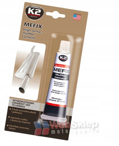K2 MEFIX CEMENT NA OPRAVU TLMIČA VÝFUKU TICHÁ