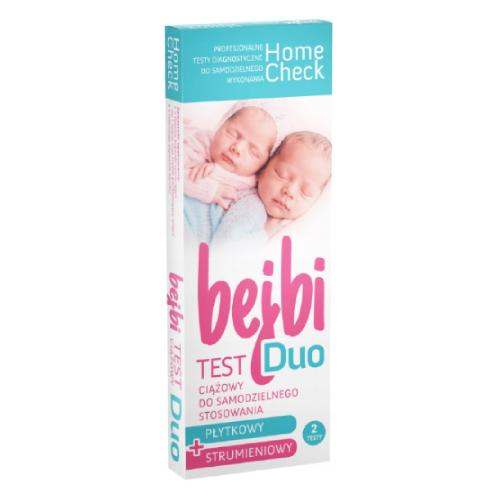 Home Check Bejbi Duo tehotenský testovací tanier + tryska, 2 ks.