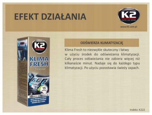 D2Y75 FRESH FOGENTILIZER PRE K2K KLIMATIZÁCIU
