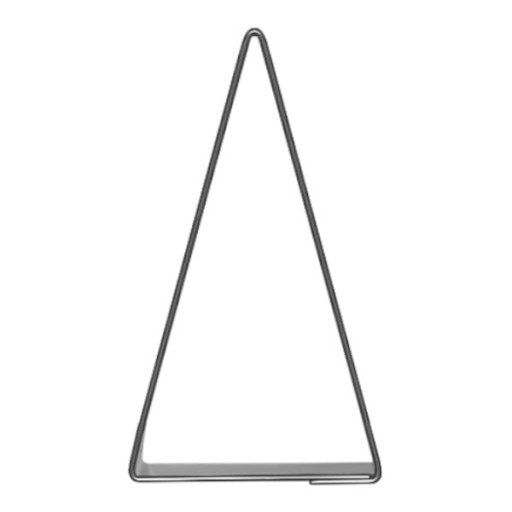 Trojuholníková forma, vykrajovačka trojuholníkov, 6 cm, na koláčiky, geometrické tvary
