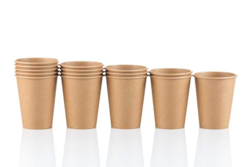 Hrnček jednorazové šálky na kávu čaj 100ml 50ks.