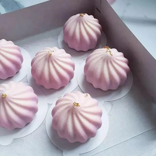 SILIKÓNOVÁ FORMA monoporcia 3D Kvapka NA PEČENIE veľký vzor 6 ks