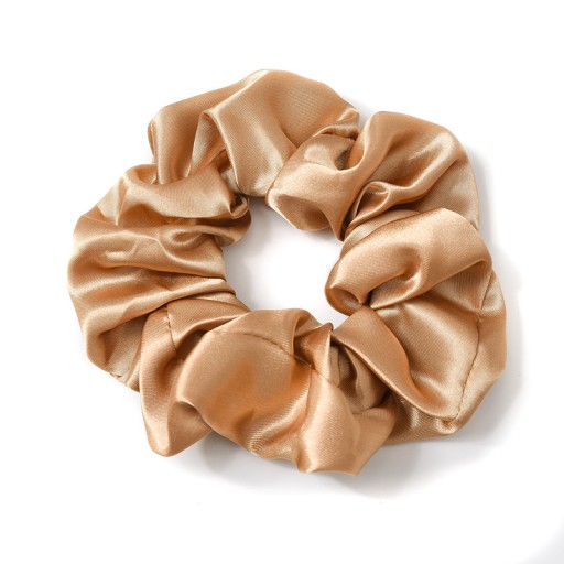 RUB NA VLASY SCRUNCHIE, SATÉN, ZLATÁ BÉŽOVÁ
