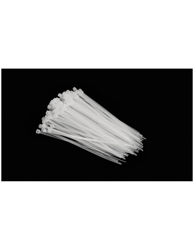 Sťahovacie pásky 3,6x150mm Biele 100 ks