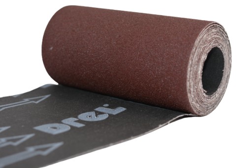 BRÚSNE HRANICE BRÚSNY PAPIER ROLKA 2,5m 115mm p220