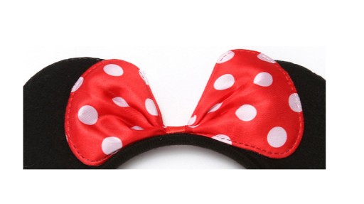 Čelenka Mickey Minnie Mouse s mašľou