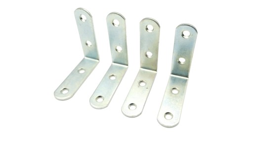 4x Nábytkový uholník 50x50x15 mm Montážna spojka
