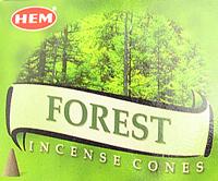 Vonné tyčinky Indické prírodné vonné tyčinky FOREST Forest 8 ks