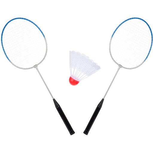 Kovový bedmintonový set s raketami a loptičkou