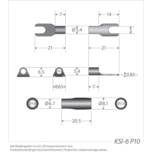 Káblové konektory Sinuslive KSi-6.0 do 6,0 mm2