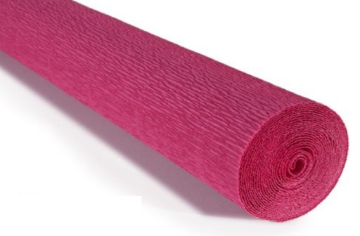 Taliansky krepový papier 547 malina