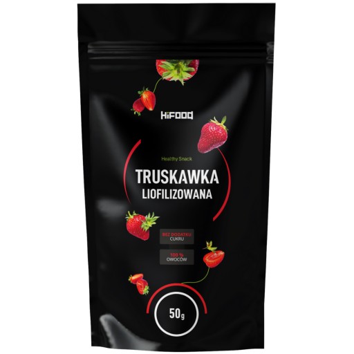 Jahoda sušená mrazom 50g HiFOOD PREMIUM PLÁTY