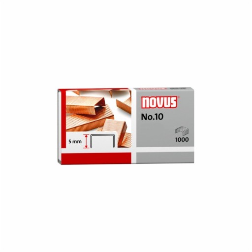 Sponky pomedené 10 1000 ks NOVUS 040-207