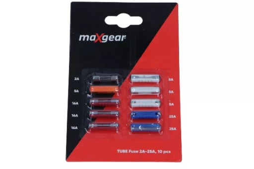 89-0005 SADA POISTKY 2A-25A SADA 10KS MAXGEAR