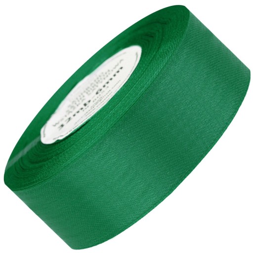 Tmavo zelená saténová stuha 38mm - 32mb