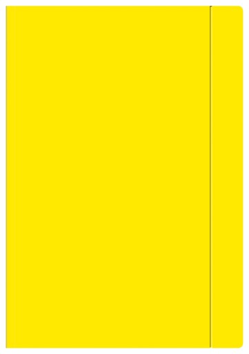ZLOŽKA S GUMA A4+ FLUO ŽLTÁ Interprint