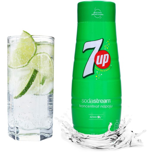 Sodastream sirupový koncentrát do vody karbonizátor 7up 440ml ochutený džúsový nápoj