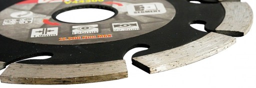 DIAMANTOVÝ KOTÚČ NA REZANIE BETÓNOVEJ KAMENNEJ KOCKY 125x22,2 SUCHÝ MOKRÝ