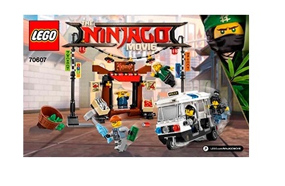 LEGO NÁVOD NINJAGO City Chase 70607