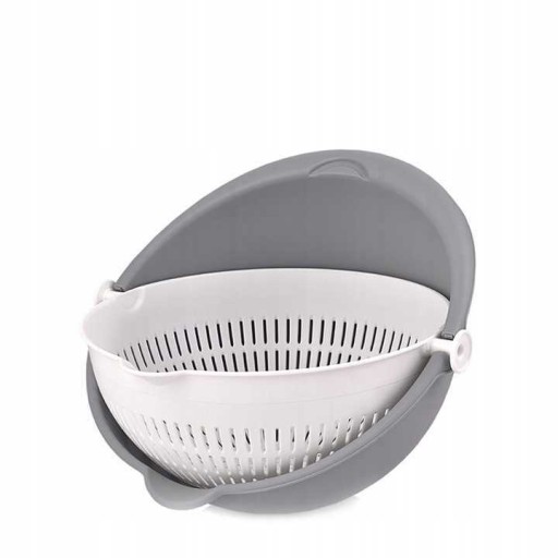 Miska so sitkom Plastové sitko 250 mm Cedník 2v1 otočný