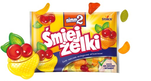 Nimm2 Śmiejżelki ovocné želé 100 g Storck