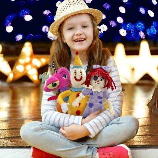 Digitálna cirkusová bábka Kaufmo Úžasný digitálny cirkusový MEDVEĎ MASKOT