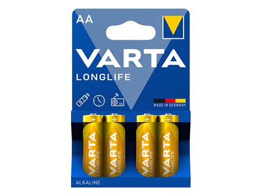 4X VÝKONNÉ ALKALICKÉ BATÉRIE AA R6 PRSTY MYŠ KLÁVESNICA DIAĽKOVÉ HODINY