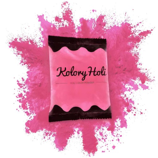 PRÁŠKOVÉ farby HOLI PINK festival práškových farieb