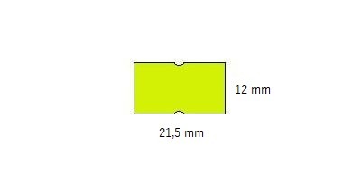 MHK ETIKETY 1 RAD ŽLTÝ 5 x 600 ks.