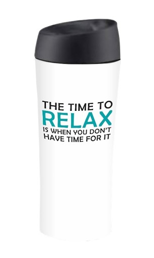 82884 Happy /Relax/ termohrnček 400 ml AMBITION