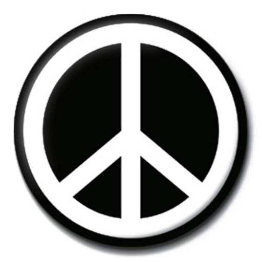 CND Peace Symbol Pins špendlík na batoh na oblečenie s potlačou