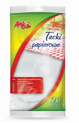 PLÁNY TANIERE PAPIEROVÉ TANIERE 14x20 GRIL 20 kusov