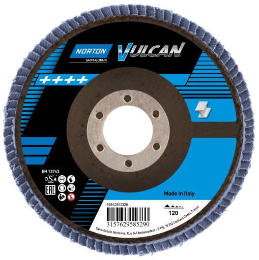 KLAPKA NORTON VULCAN DISK 125mm P80