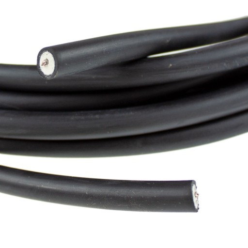 Zapaľovací kábel - čierny - silikónový flexibilný 7mm pre osobné motocykle