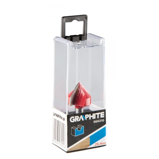 Fréza na drážky v tvare V, HM, 25,4 x 25,4 mm, stopka