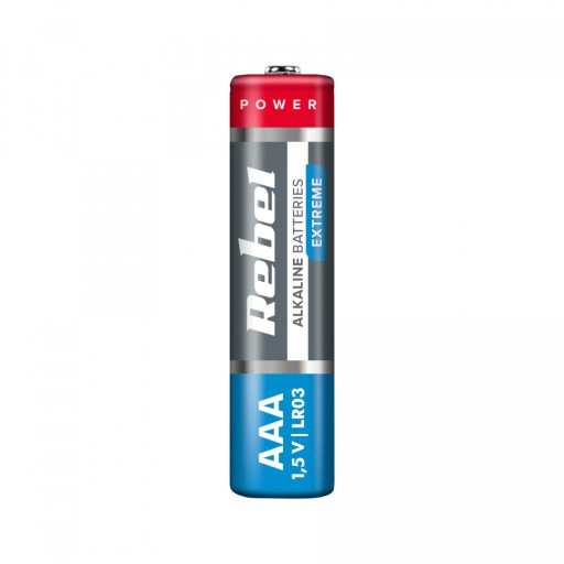 REBEL EXTREME LR03 alkalické batérie 4 ks/bl.